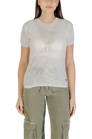 Desigual Dames, Truien, Wit, Maat: XL Viscose