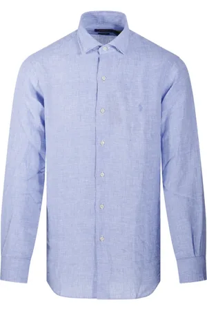 Ralph Lauren Heren, Overhemden, Blauw, Maat: M