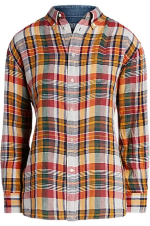 Ralph Lauren Dames, Blouses & Shirts, Veelkleurig, Maat: XL Linnen