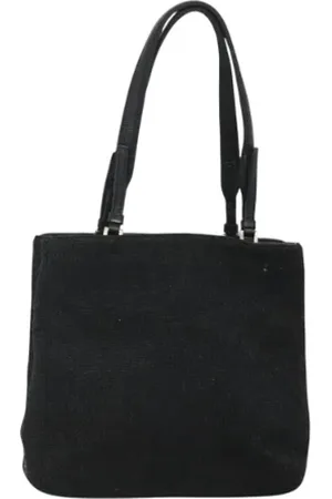 Prada Dames, Pre-owned, Zwart, Maat: ONE Size Wol