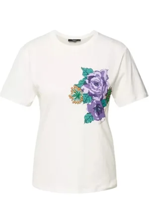 Max Mara Dames, Tops, Wit, Maat: 2XL Katoen