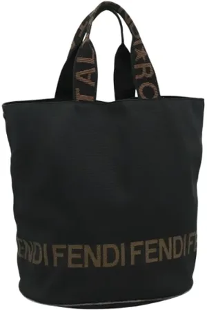 Fendi Dames, Pre-owned, Zwart, Maat: ONE Size Nylon