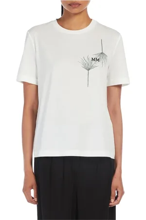 Max Mara Dames, Tops, Wit, Maat: L Katoen