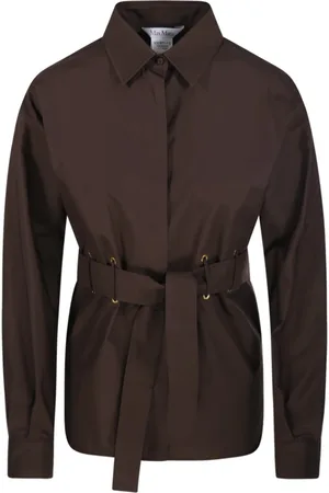 Max Mara Dames, Blouses & Shirts, Bruin, Maat: S