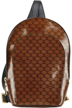 Céline Dames, Pre-owned, Bruin, Maat: ONE Size Leer