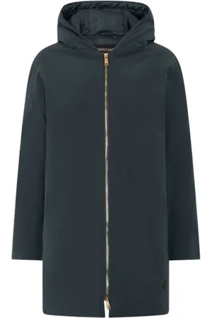 Roberto Cavalli Dames, Mantels, Groen, Maat: S Denim