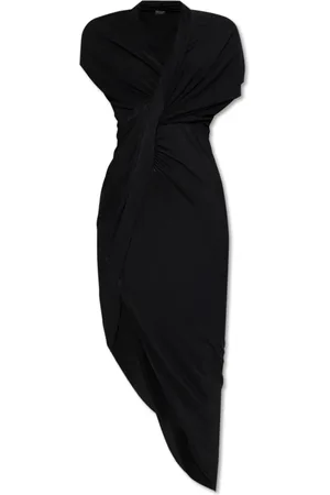Balenciaga Dames, Jurken, Zwart, Maat: S Viscose