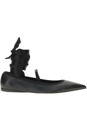 Salvatore Ferragamo Dames, Schoenen, Zwart, Maat: 38 1/2 EU Satijn