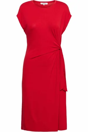 &Co Woman Dames, Jurken, Rood, Maat: XL Viscose