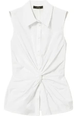 Twin-Set Dames, Blouses & Shirts, Wit, Maat: XS Katoen