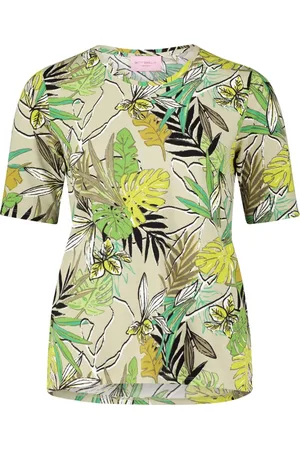 Betty Barclay Dames, Tops, Veelkleurig, Maat: 2XL Leer