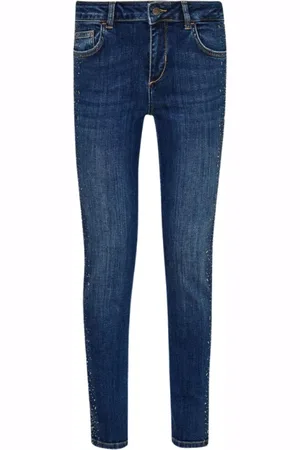 Liu Jo Dames, Jeans, Blauw, Maat: W31 Katoen