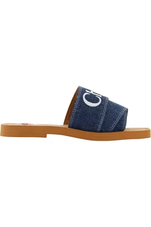 Chloé Dames, Schoenen, Blauw, Maat: 37 EU Denim