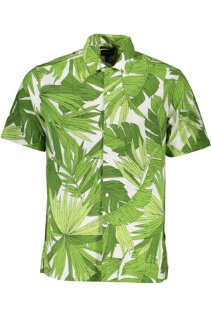 GANT Heren, Overhemden, Groen, Maat: 2XL Katoen
