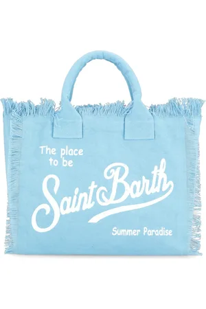 MC2 SAINT BARTH Dames, Tassen, Blauw, Maat: ONE Size Katoen