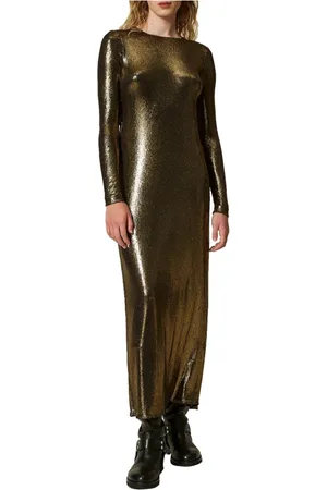 Twin-Set Dames, Jurken, Geel, Maat: XS