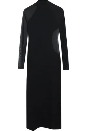 Y-3 Dames, Jurken, Zwart, Maat: S Polyamide