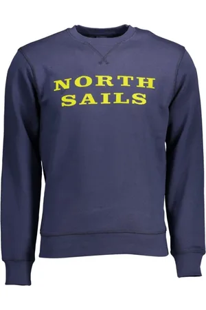 North Sails Heren, Sweatshirts & Hoodies, Blauw, Maat: 2XL Katoen