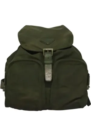 Prada Dames, Pre-owned, Groen, Maat: ONE Size Nylon