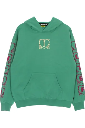 IUTER Heren, Sweatshirts & Hoodies, Groen, Maat: XL Katoen