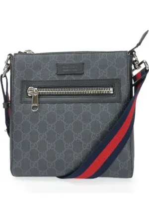 Gucci Heren, Pre-owned, Zwart, Maat: ONE Size Leer