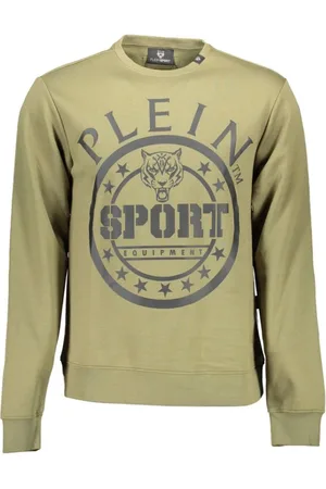 Philipp Plein Heren, Sweatshirts & Hoodies, Groen, Maat: M Katoen