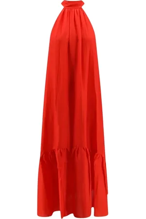 SEMICOUTURE Dames, Jurken, Rood, Maat: 2XS Katoen