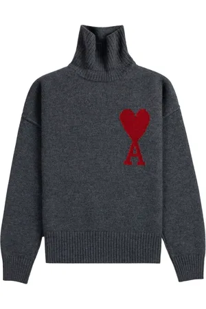 Ami Heren, Truien, Grijs, Maat: M Jersey