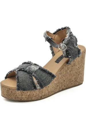 Colors of California Dames, Schoenen, Zwart, Maat: 39 EU