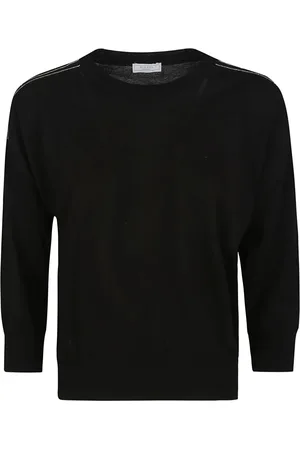 PESERICO SIGN Dames, Truien, Zwart, Maat: 2XS Katoen