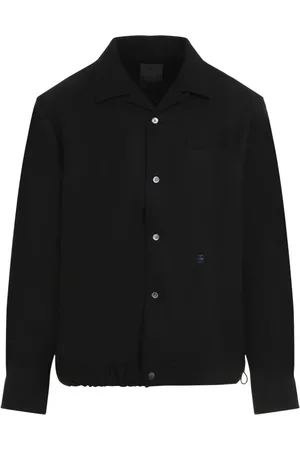 Givenchy Heren, Overhemden, Zwart, Maat: XL Wol