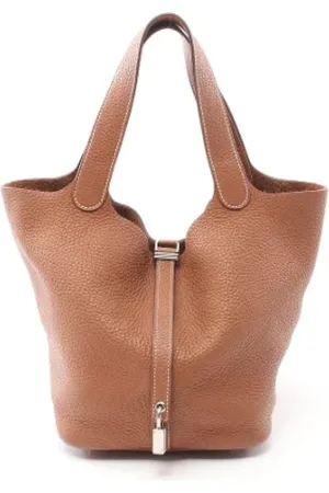 Hermès Dames, Pre-owned, Bruin, Maat: ONE Size Leer