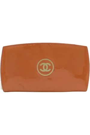 CHANEL Dames, Pre-owned, Oranje, Maat: ONE Size Leer
