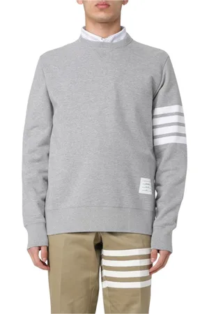 Thom Browne Heren, Sweatshirts & Hoodies, Grijs, Maat: L Katoen