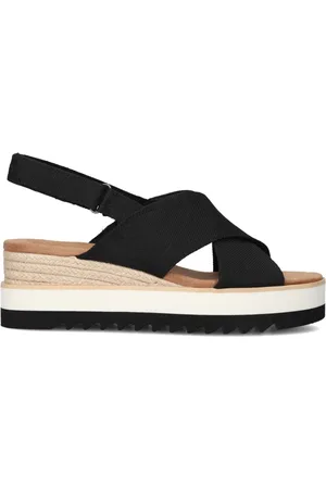 TOMS Dames, Schoenen, Zwart, Maat: 36 EU Linnen