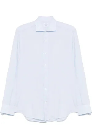 MAZZARELLI Heren, Overhemden, Blauw, Maat: 3XL