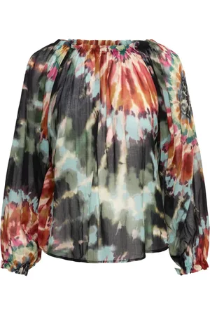 &Co Woman Dames, Blouses & Shirts, Veelkleurig, Maat: 3XL Katoen