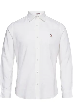 U.S. Polo Assn. Heren, Overhemden, Wit, Maat: XL Katoen