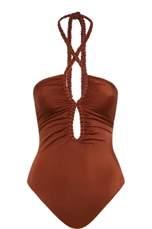 Juan de Dios Dames, Badkleding, Bruin, Maat: S