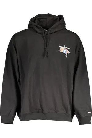 Tommy Hilfiger Heren, Sweatshirts & Hoodies, Zwart, Maat: S Katoen