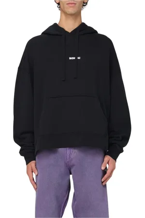 BONSAI Heren, Sweatshirts & Hoodies, Zwart, Maat: L Katoen
