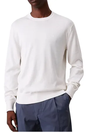 Calvin Klein Heren, Tops, Wit, Maat: S Katoen