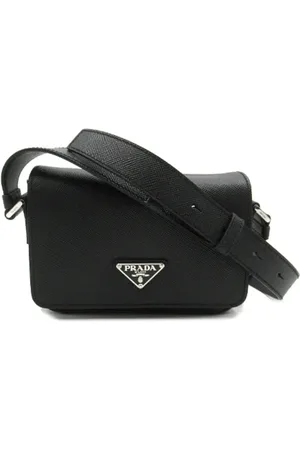Prada Dames, Pre-owned, Zwart, Maat: ONE Size Leer