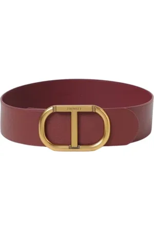 Twin-Set Dames, Accessoires, Rood, Maat: L Leer