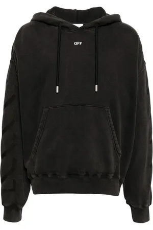 OFF-WHITE Heren, Sweatshirts & Hoodies, Zwart, Maat: XS Katoen