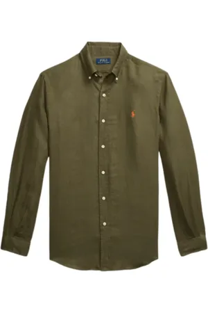 Ralph Lauren Heren, Overhemden, Groen, Maat: XL