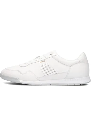 HUGO BOSS Heren, Schoenen, Wit, Maat: 46 EU Leer