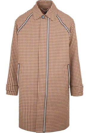 Berluti Heren, Mantels, Bruin, Maat: M Poliester