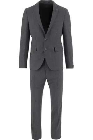 TAGLIATORE Heren, Pakken, Grijs, Maat: 2XL Wol
