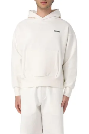 BARROW Heren, Sweatshirts & Hoodies, Wit, Maat: M Katoen